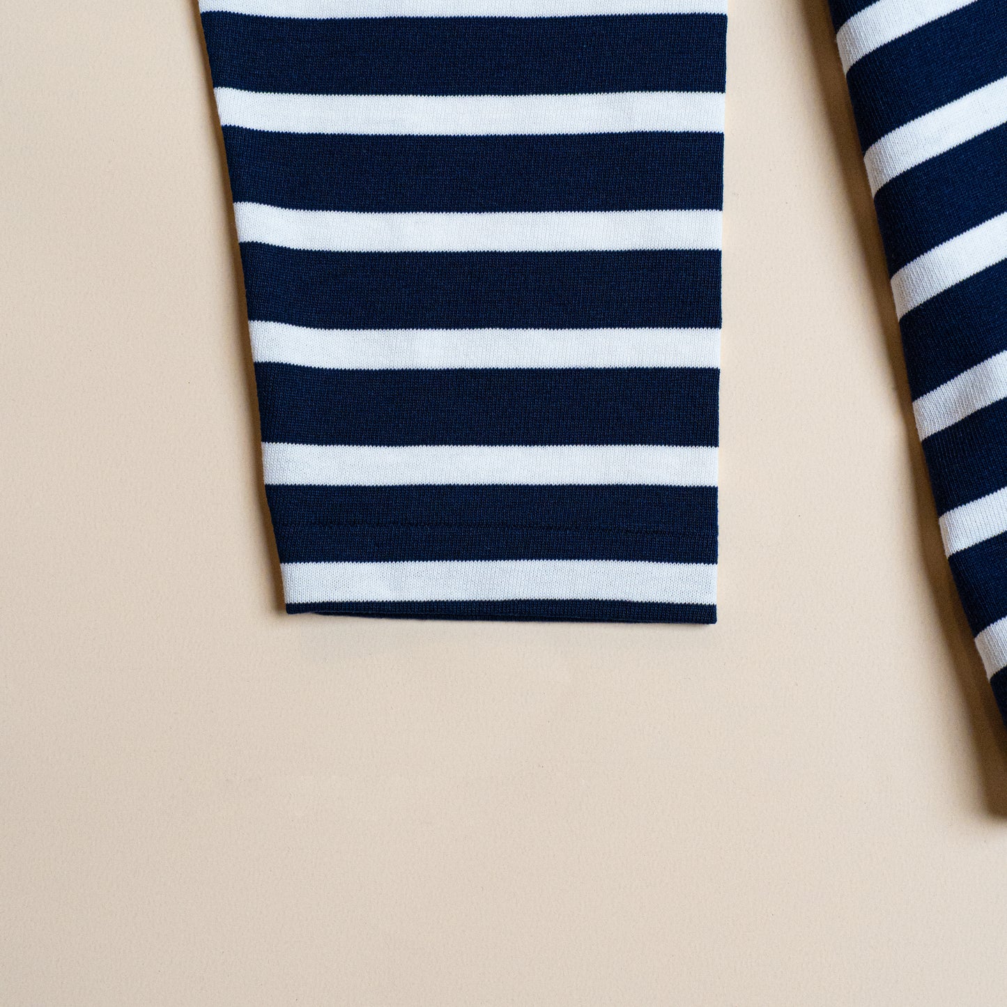 BRETON SHIRT "GERALD" NAVY × WHITE BORDER L/S
