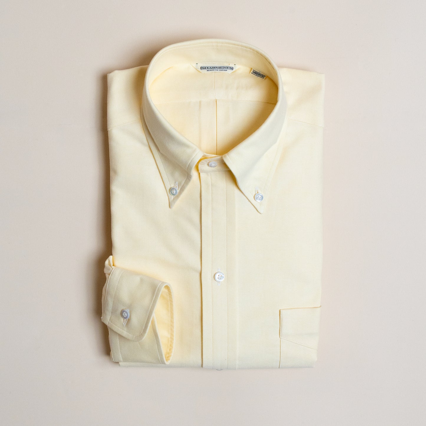 <Made To Order> CLASSIC OCBD SHIRT YELLOW