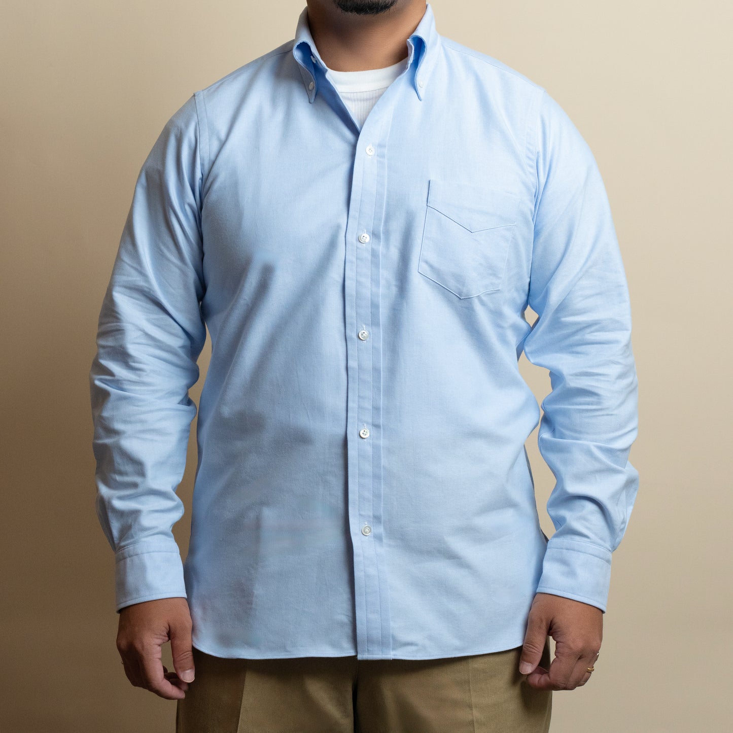 <Made To Order> CLASSIC OCBD SHIRT SAX BLUE