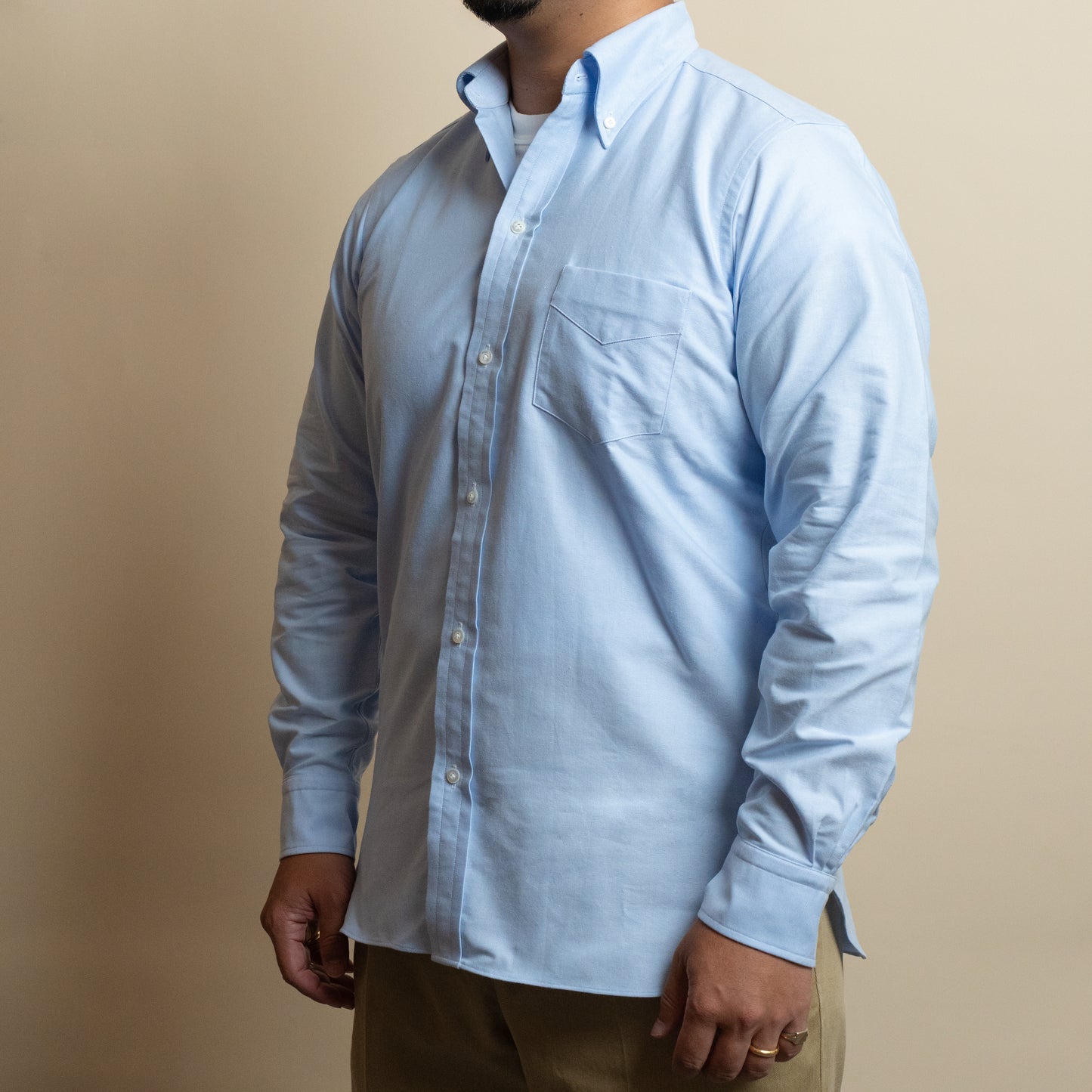 <Made To Order> CLASSIC OCBD SHIRT SAX BLUE