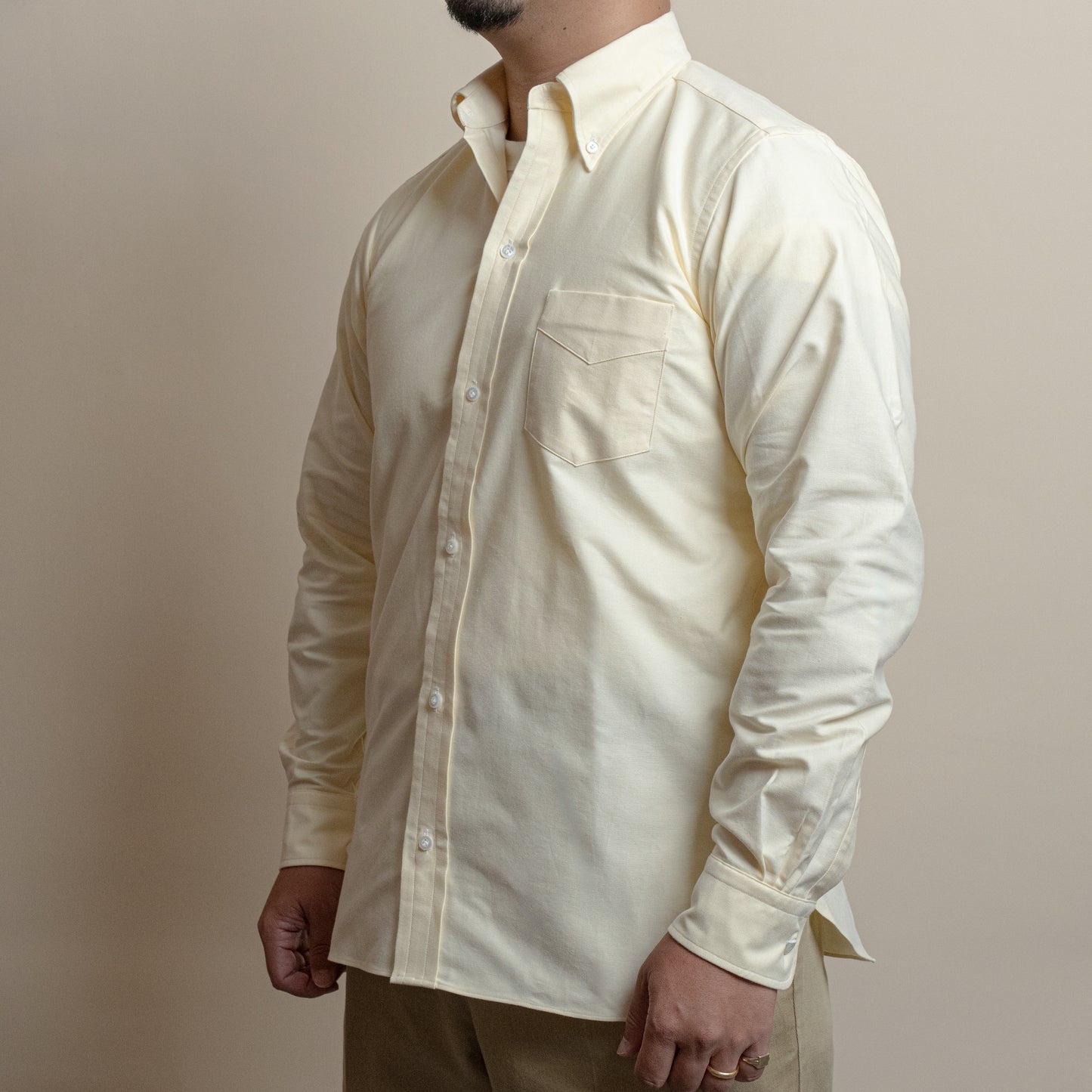 <Made To Order> CLASSIC OCBD SHIRT YELLOW