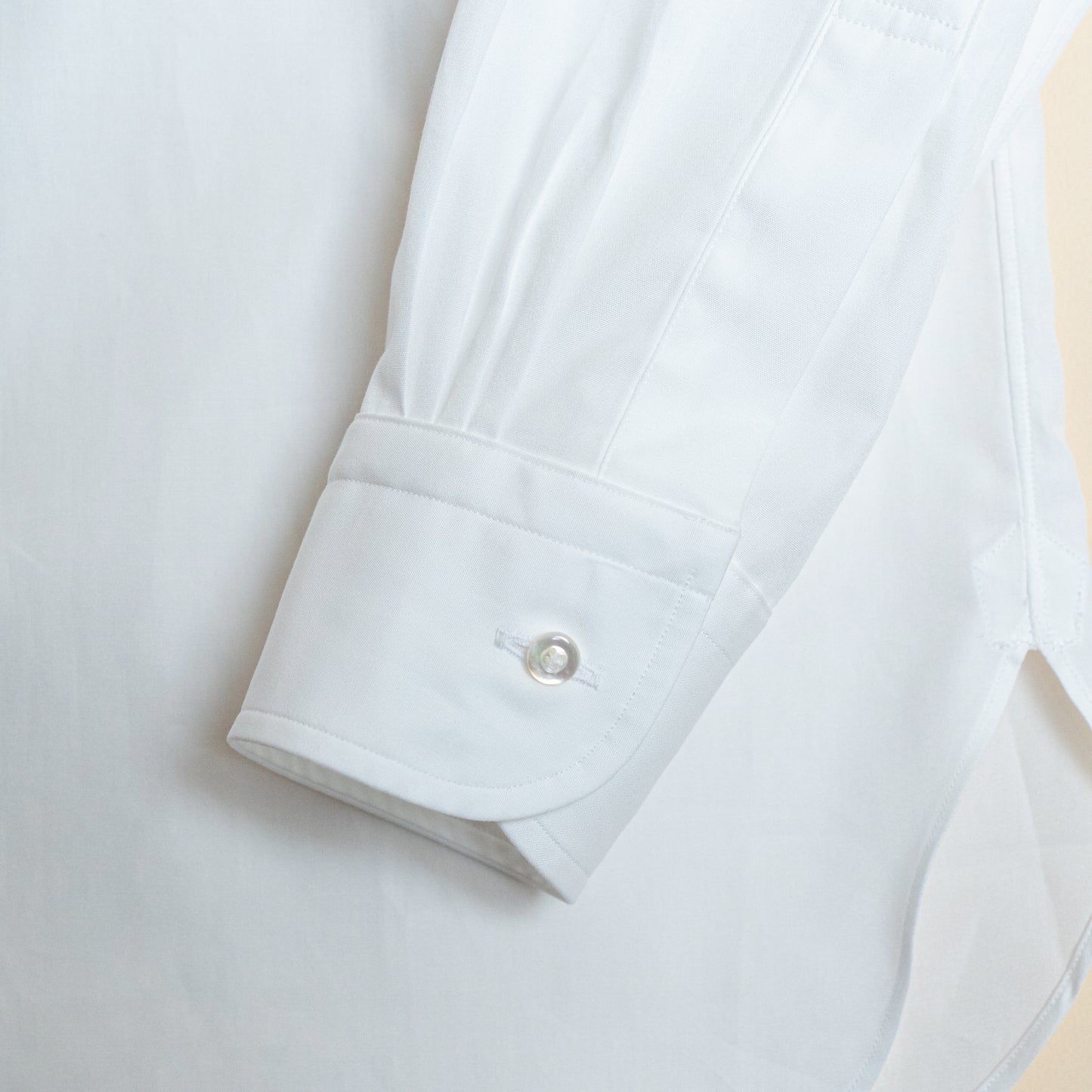 <Made To Order> CLASSIC POINT COLLAR BROADCLOTH SHIRT WHITE