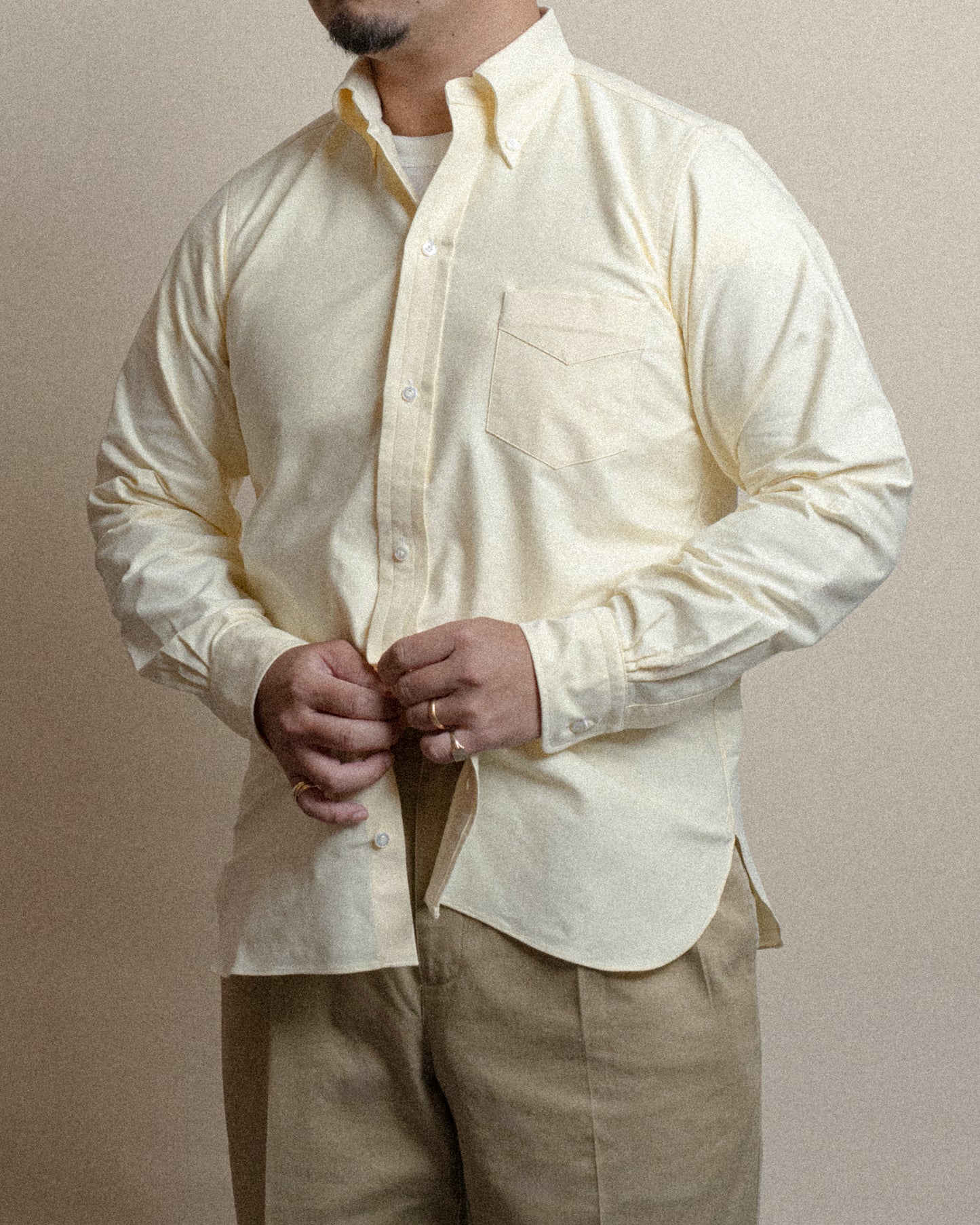 <Made To Order> CLASSIC OCBD SHIRT YELLOW