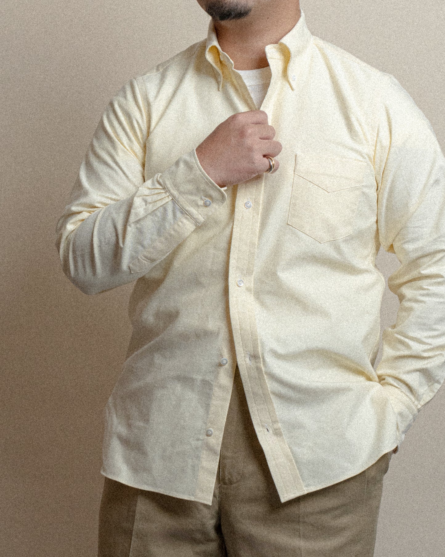 <Made To Order> CLASSIC OCBD SHIRT YELLOW