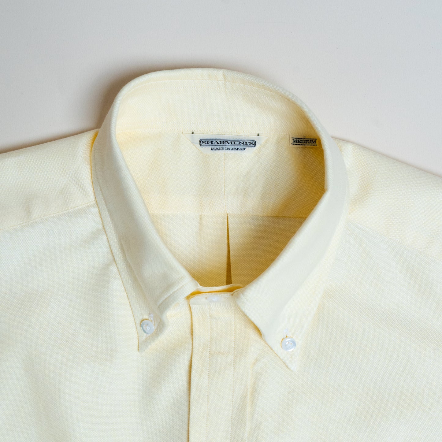 <Made To Order> CLASSIC OCBD SHIRT YELLOW