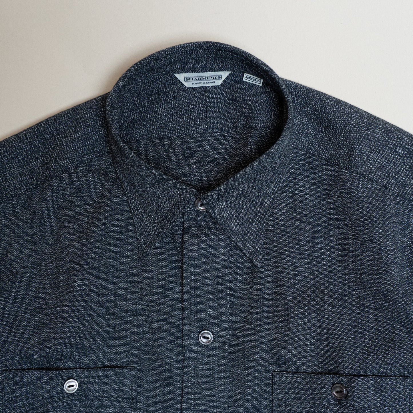 <Made To Order> CLASSIC WORK SHIRT CHAMBRAY BLACK