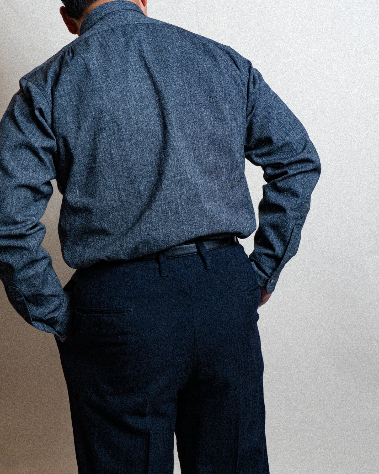 <Made To Order> CLASSIC WORK SHIRT CHAMBRAY BLACK
