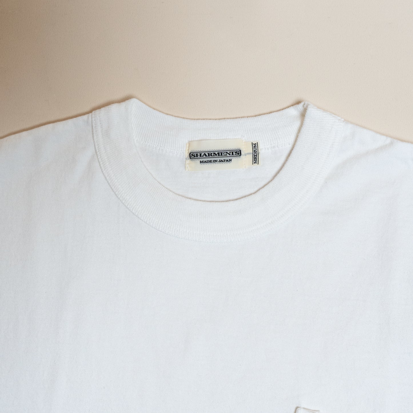 RELEASE DATE : 11am(JST) 09/07/2025 CREW NECK POCKET TEE WHITE