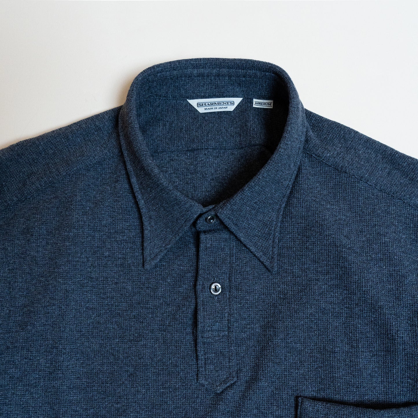 <Made To Measure> CLASSIC POINT COLLAR KNIT SHIRT