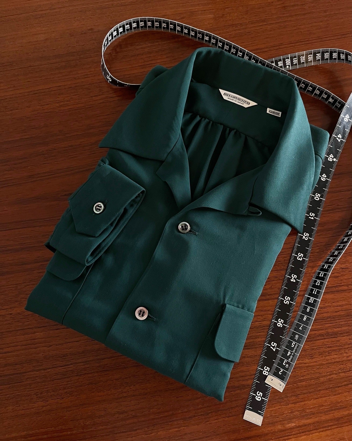 <Made To Measure> OPEN COLLAR SHIRT