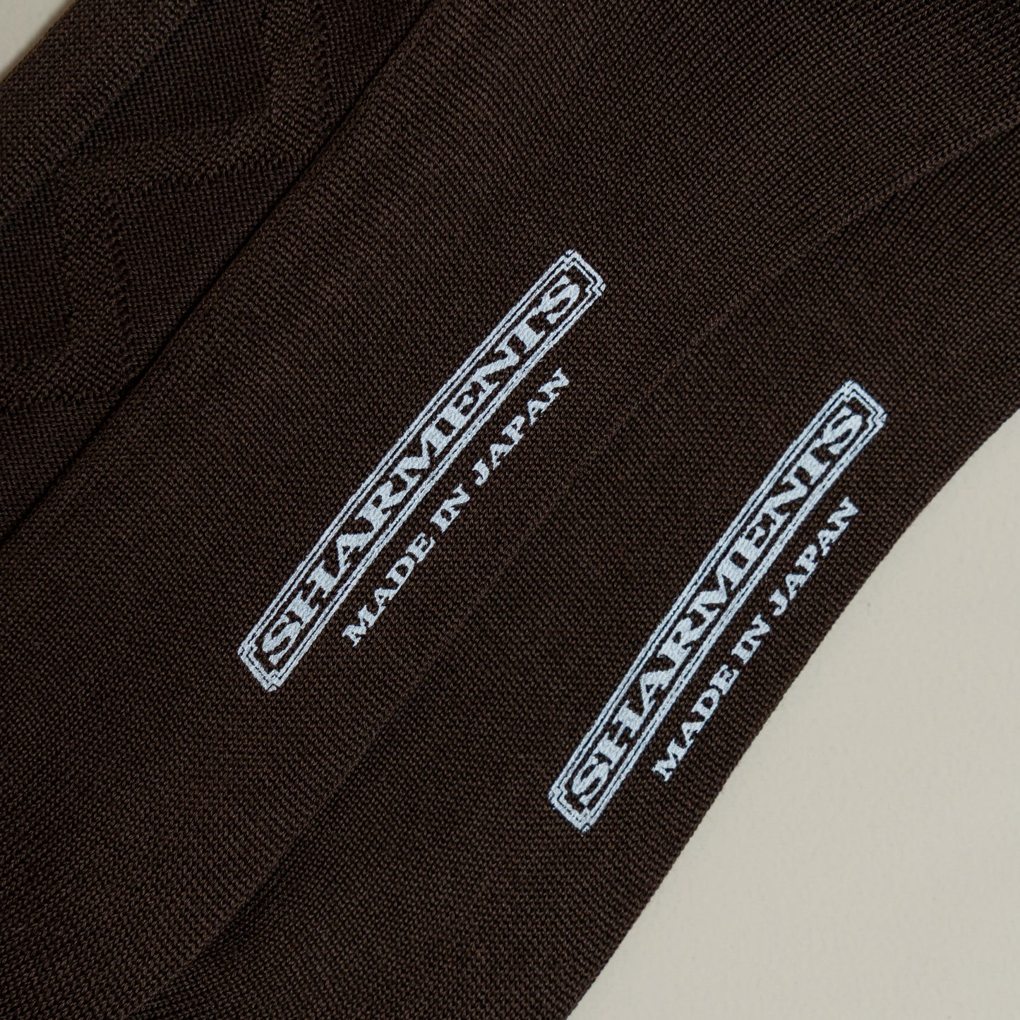 COTTON SOCKS “ZIG-ZAG”BROWN