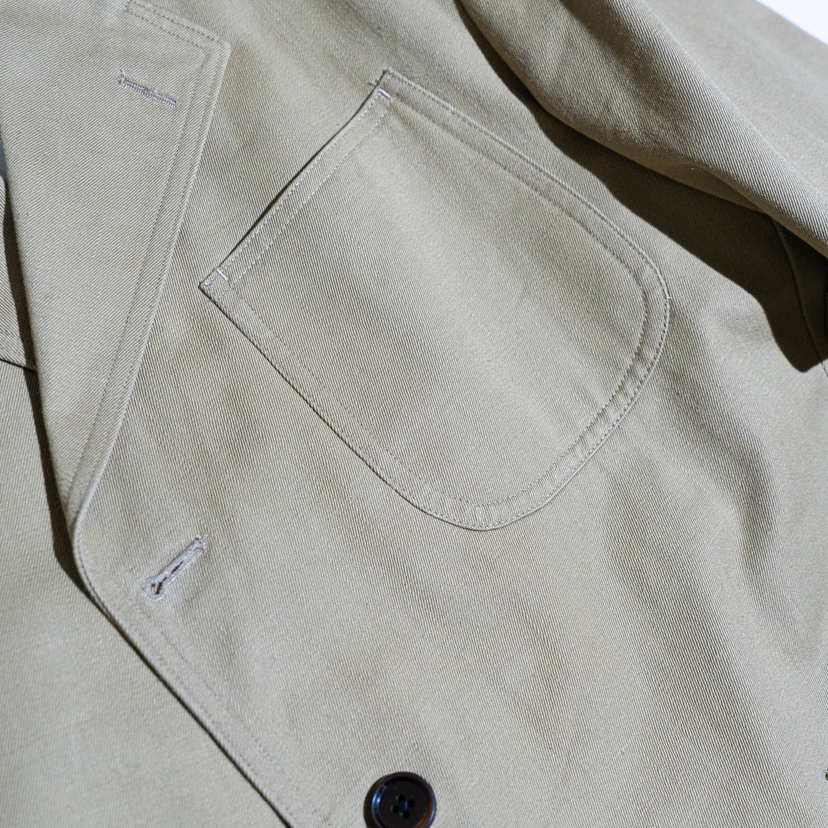<Made To Order＞ SIGNATURE SACK JACKET "CHINO CLOTH"  KHAKI