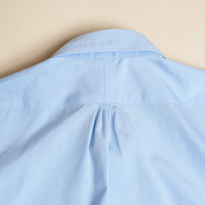 <Made To Order> CLASSIC POINT COLLAR BROADCLOTH SHIRT SAX BLUE