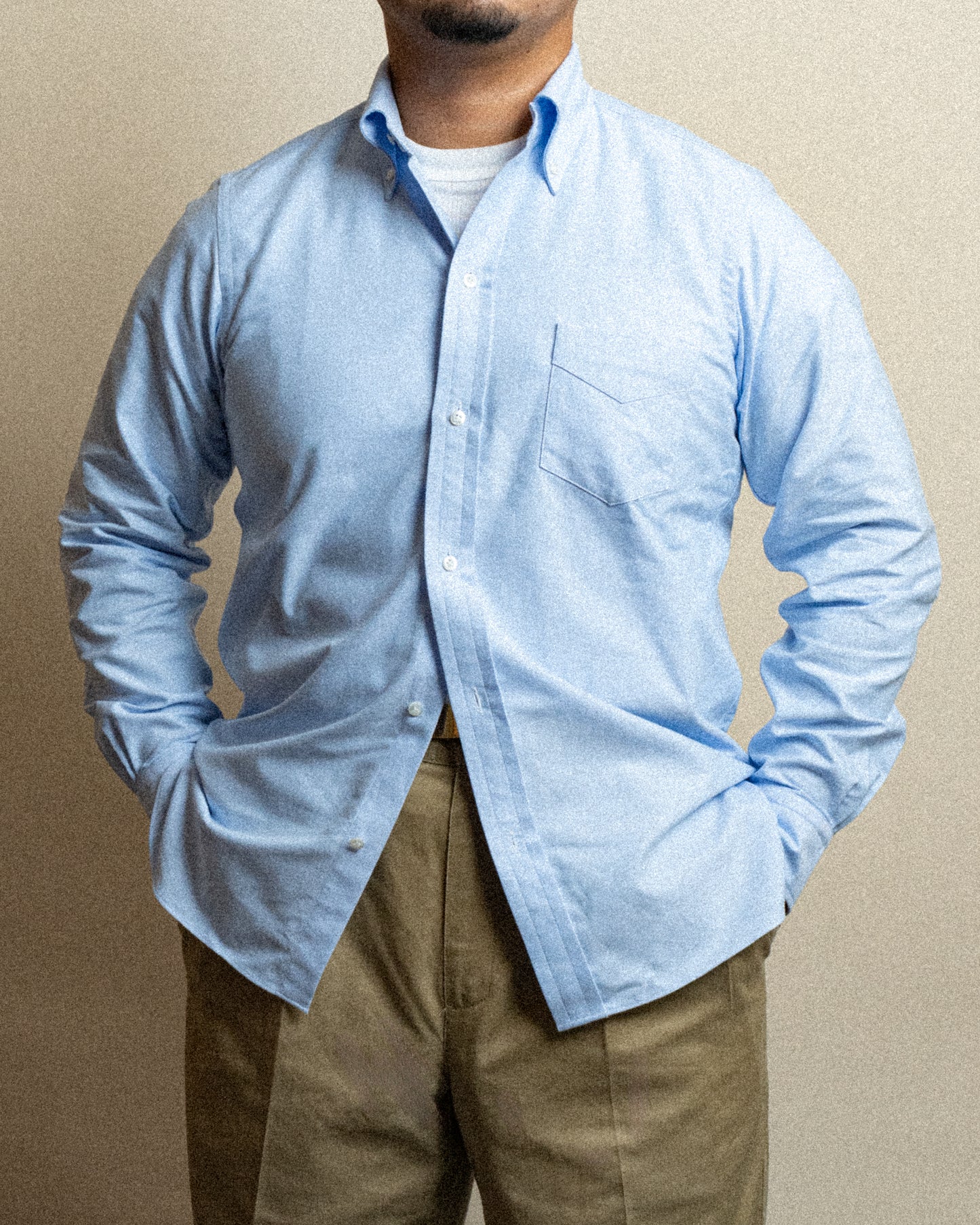 <Made To Order> CLASSIC OCBD SHIRT SAX BLUE