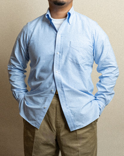 <Made To Order> CLASSIC OCBD SHIRT SAX BLUE
