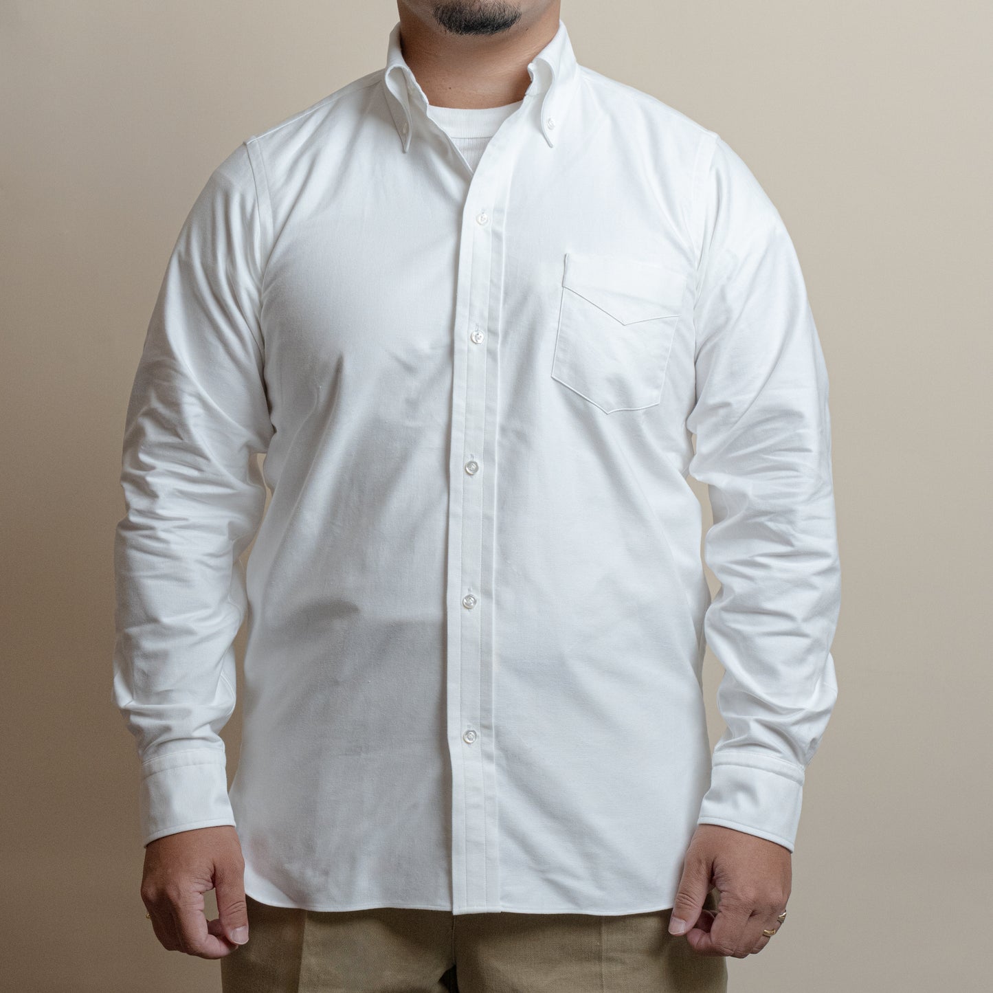 <Made To Order> CLASSIC OCBD SHIRT WHITE
