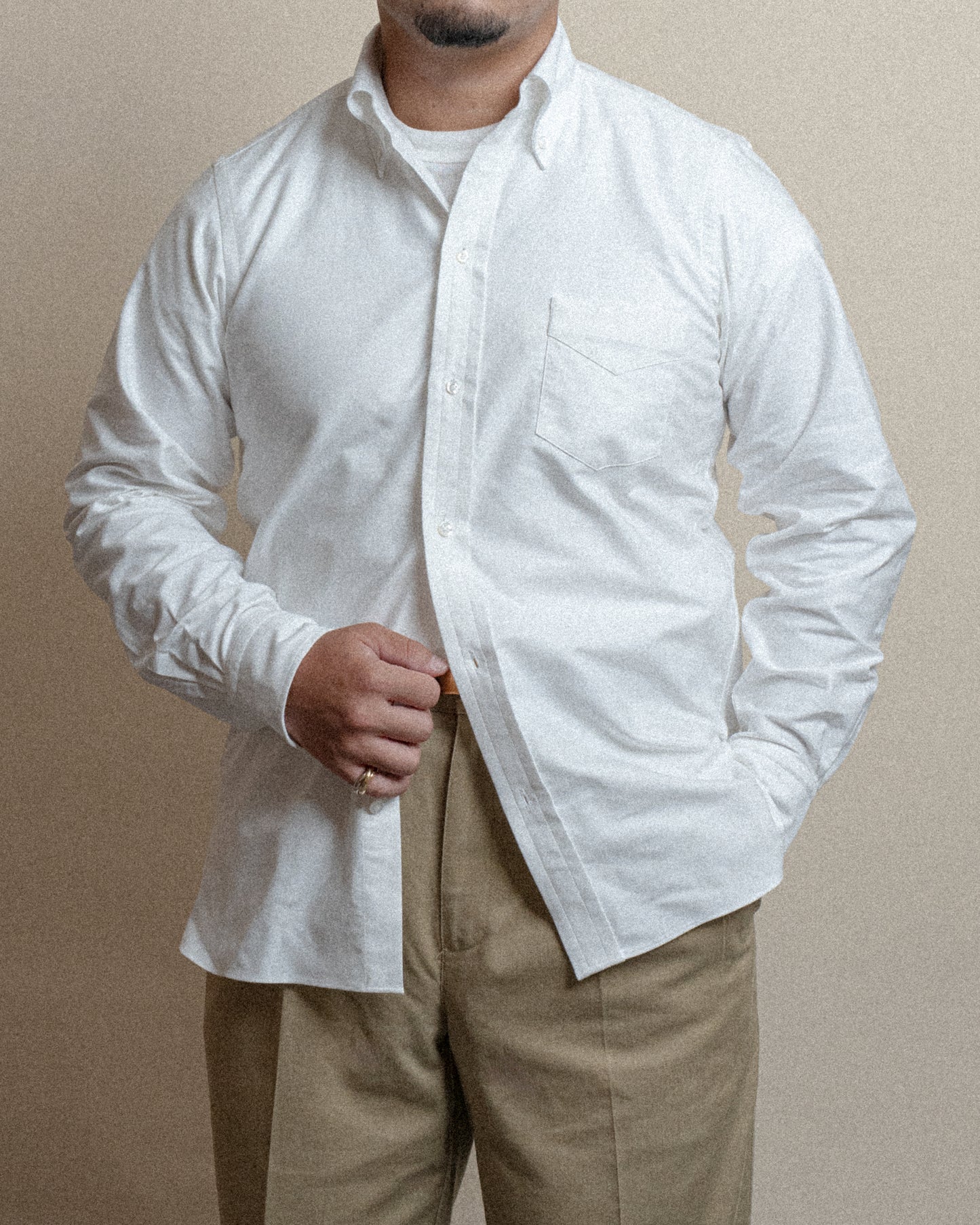 <Made To Order> CLASSIC OCBD SHIRT WHITE