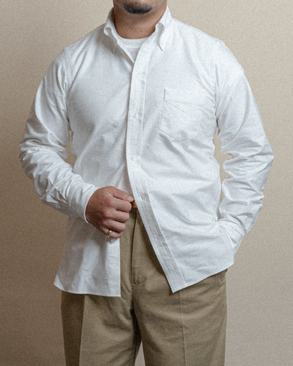 <Made To Order> CLASSIC OCBD SHIRT WHITE
