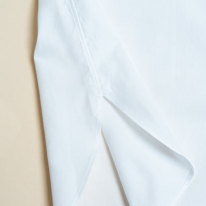 <Made To Order> CLASSIC POINT COLLAR BROADCLOTH SHIRT WHITE