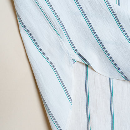 <Made To Order> CLASSIC POINT COLLAR WRINKLE STRIPE SHIRT