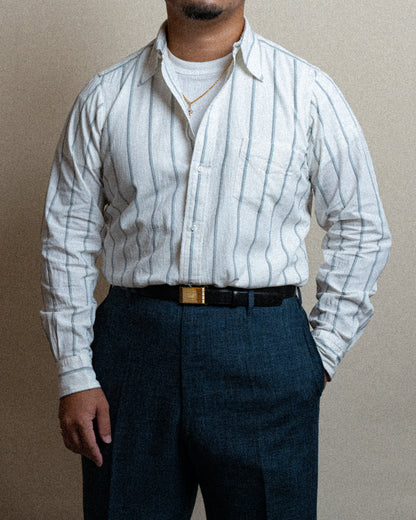 <Made To Order> CLASSIC POINT COLLAR BROADCLOTH SHIRT WHITE
