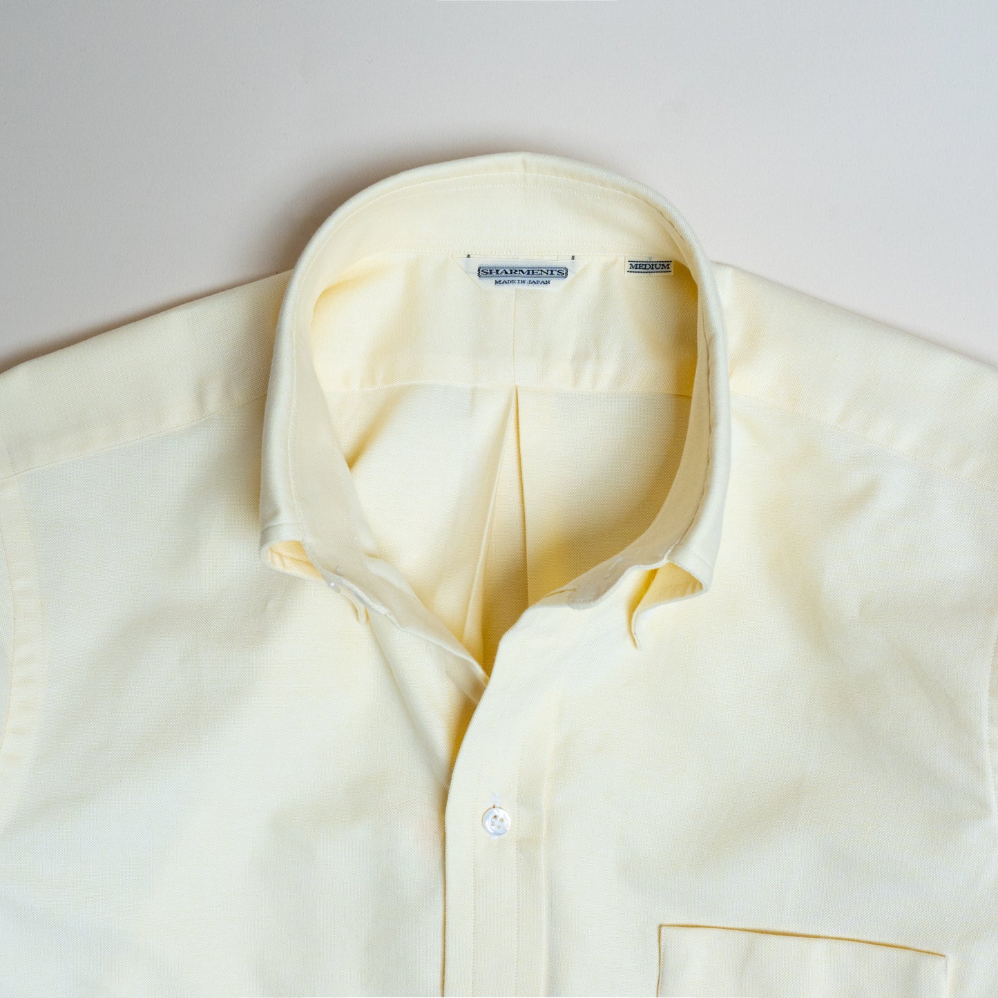<Made To Order> CLASSIC OCBD SHIRT YELLOW