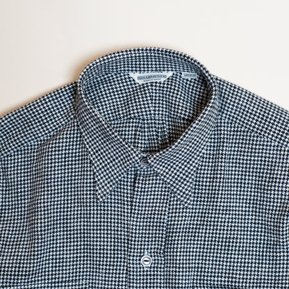 <Made To Order> HOUNDSTOOTH COTTON TWILL SHIRT