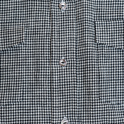 <Made To Order> HOUNDSTOOTH COTTON TWILL SHIRT