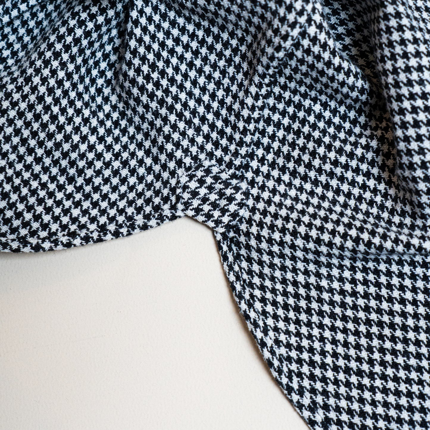<Made To Order> HOUNDSTOOTH COTTON TWILL SHIRT
