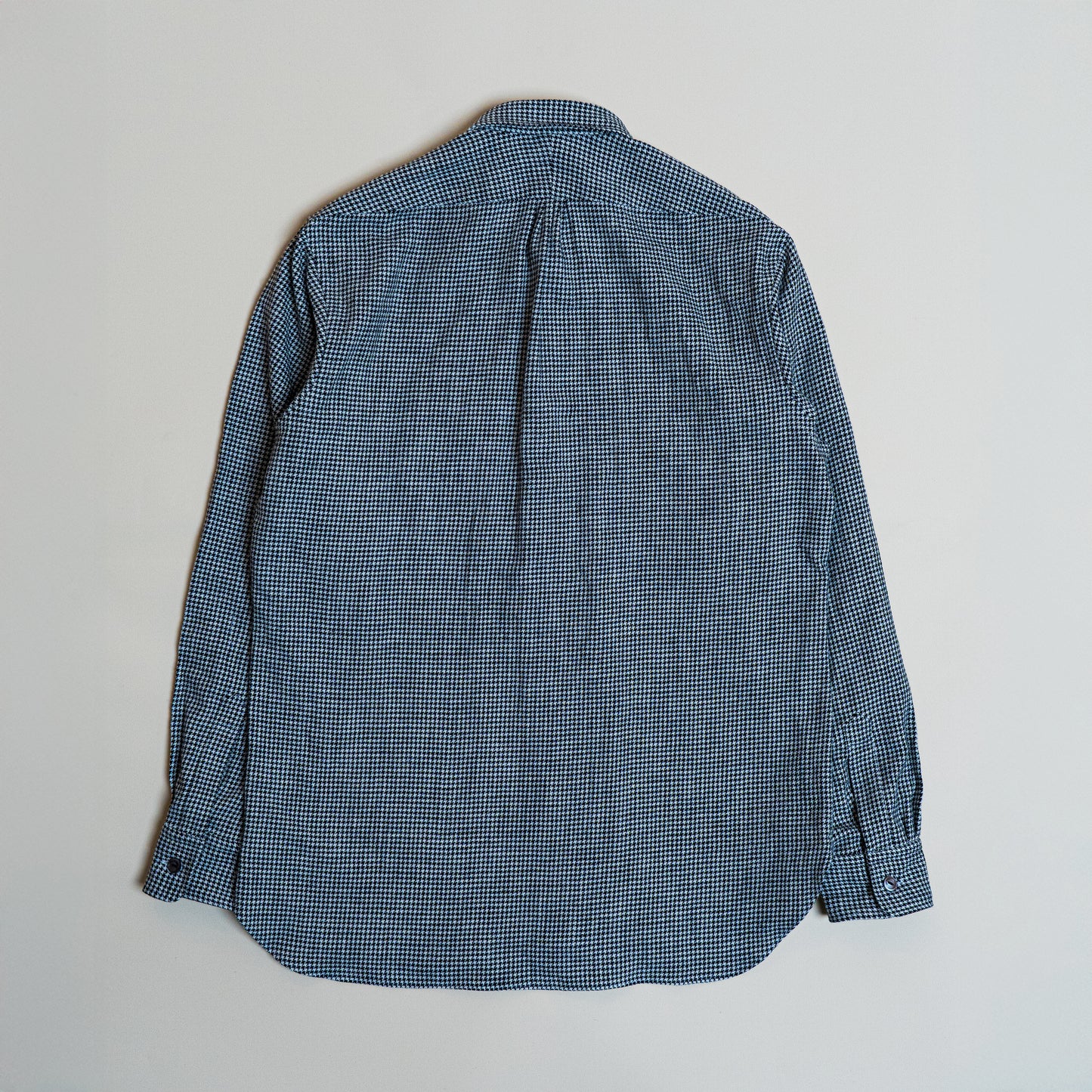 <Made To Order> HOUNDSTOOTH COTTON TWILL SHIRT
