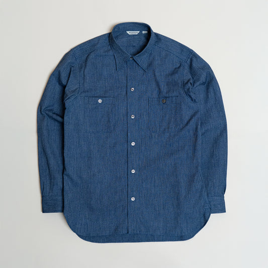<Made To Order> CLASSIC WORK SHIRT CHAMBRAY NAVY