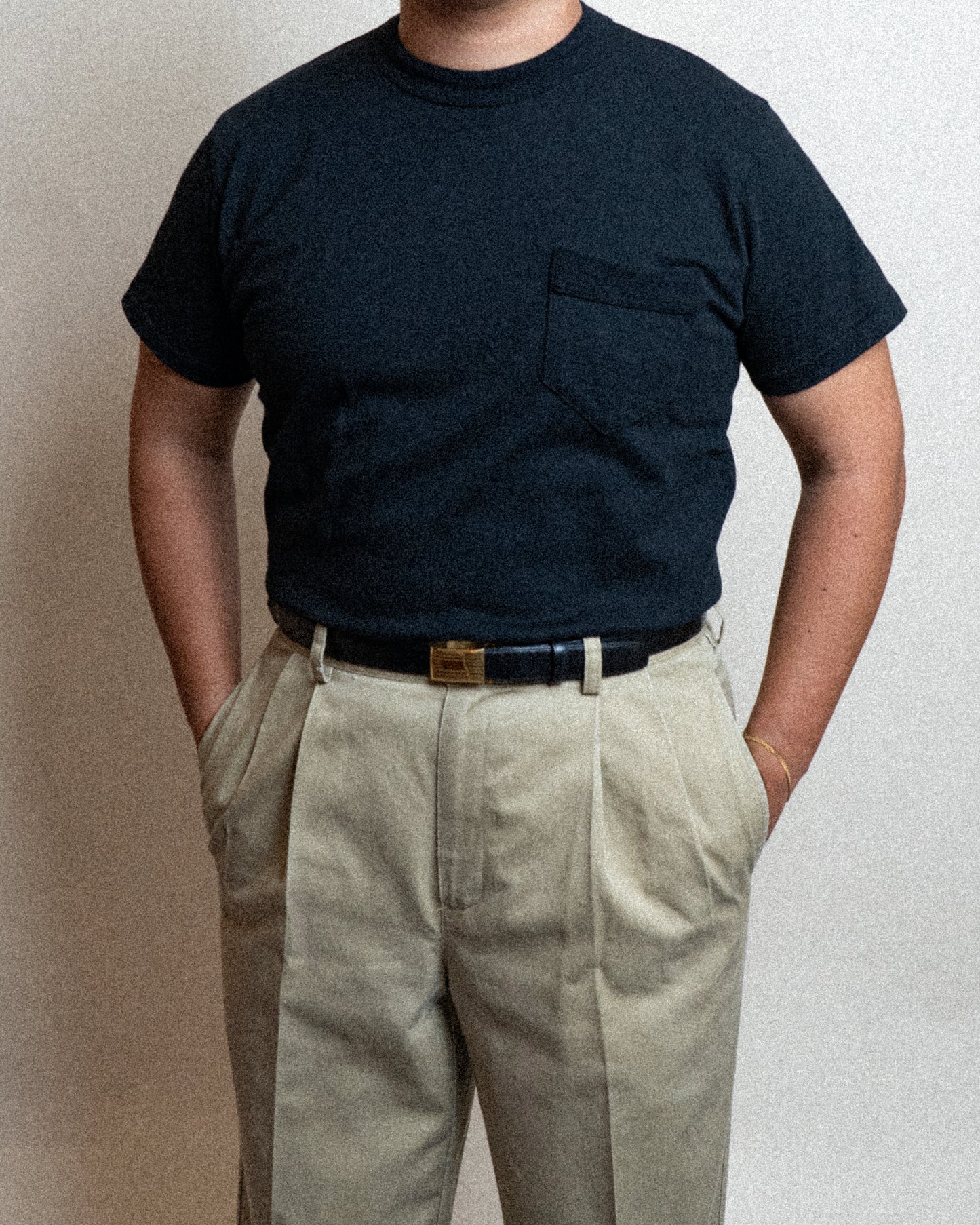 RELEASE DATE : 11am(JST) 09/07/2025 CREW NECK POCKET TEE BLACK