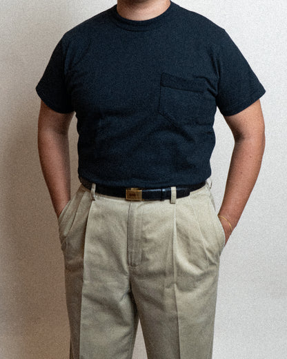 RELEASE DATE : 11am(JST) 09/07/2025 CREW NECK POCKET TEE BLACK