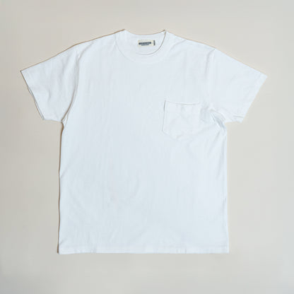 RELEASE DATE : 11am(JST) 09/07/2025 CREW NECK POCKET TEE WHITE