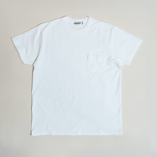 RELEASE DATE : 11am(JST) 09/07/2025 CREW NECK POCKET TEE WHITE
