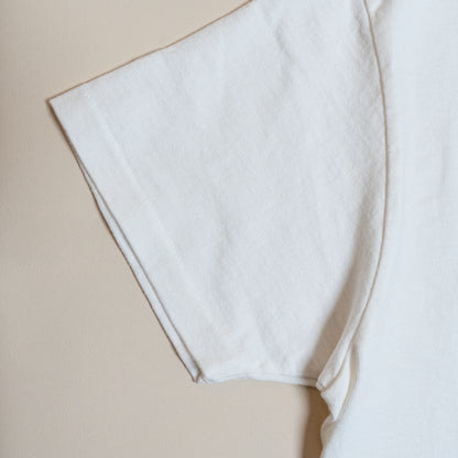 RELEASE DATE : 11am(JST) 09/07/2025 CREW NECK POCKET TEE WHITE