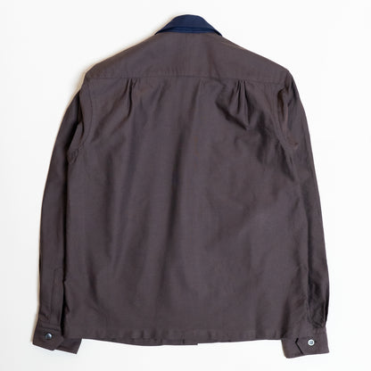 <Ready Made> PINPOINT OXFORD OPEN COLLAR SHIRT "TWO TONE"