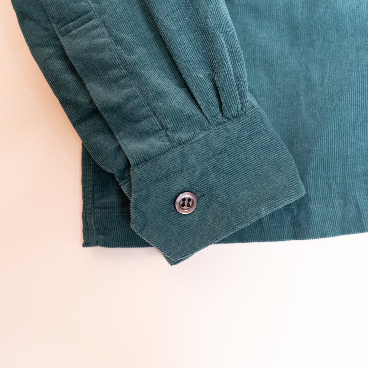 ※Orders Closed※<Made To Order> CORDUROY OPEN COLLAR SHIRT GREEN