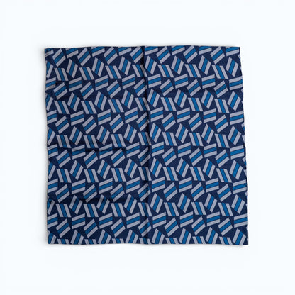 ATOMIC PRINT SILK SCARF