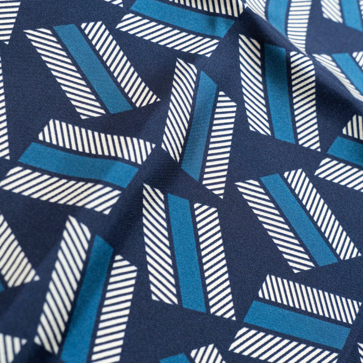 ATOMIC PRINT SILK SCARF