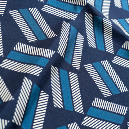 ATOMIC PRINT SILK SCARF