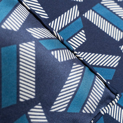 ATOMIC PRINT SILK SCARF