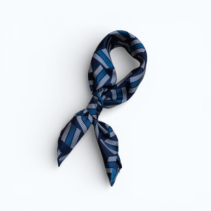 ATOMIC PRINT SILK SCARF