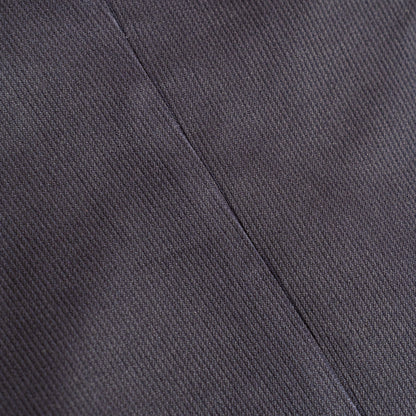 <Made To Order＞ CLASSIC TROUSERS "FLAT FRONT"COTTON PIQUE NAVY - ART-T20