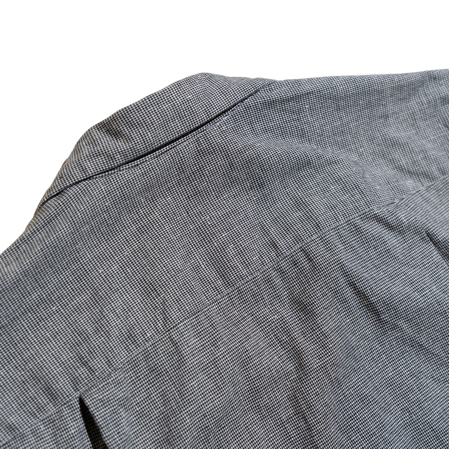 <Made To Order> HOUNDSTOOTH SPORT SHIRT BLACK L/S or S/S