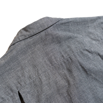 <Made To Order> HOUNDSTOOTH SPORT SHIRT BLACK L/S or S/S