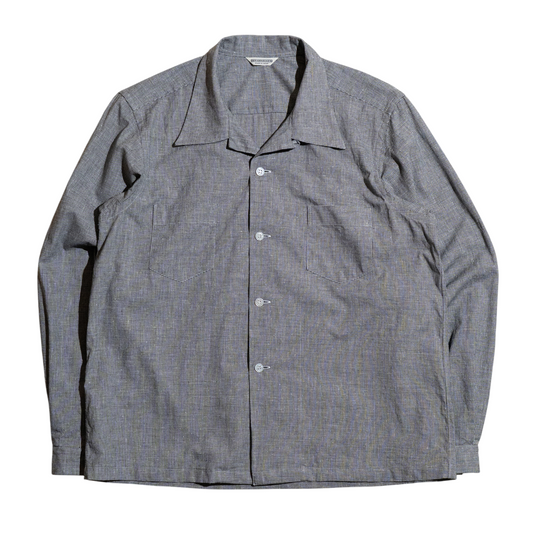 <Made To Order> HOUNDSTOOTH SPORT SHIRT BLACK L/S or S/S