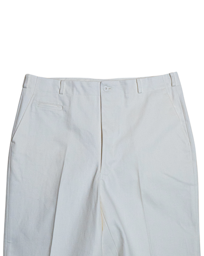 <Made To Order＞ WHITE DENIM TROUSERS  ART-T30