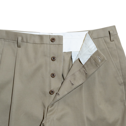 <Made To Order＞ IVY STYLED CHINO TROUSERS KHAKI  ART-T23