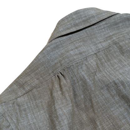 <Made To Order> RUGGED SLUB SPORT SHIRT DUSTY OLIVE L/S
